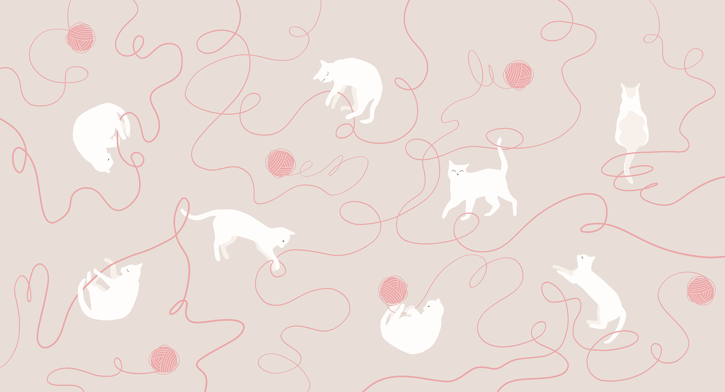 Котики, беж